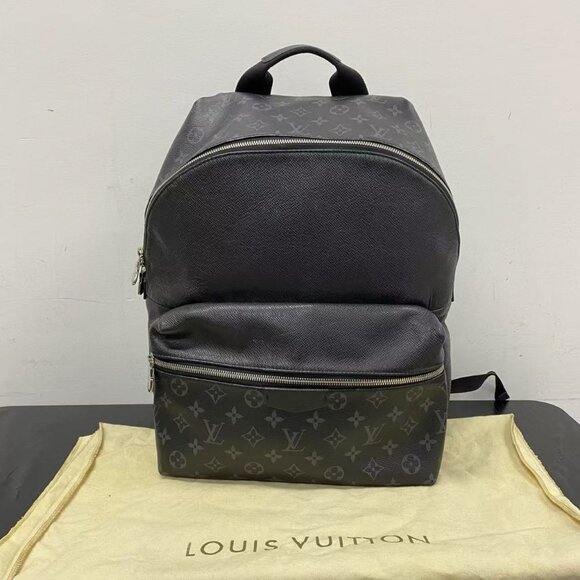 Louis Vuitton Black and Silver Monogram DISCOVERY Backpack - Picture 1 of 6